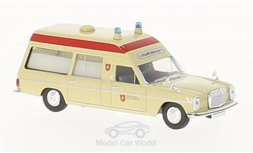 Diecast model cars Mercedes /8 Base Malteser Krankenwagen 1/87 Brekina