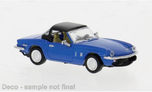 Diecast model cars Triumph Spitfire 1974 blue 1/87 Brekina