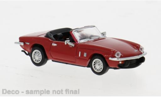 Diecast model cars Triumph Spitfire 1974 red 1/87 Brekina
