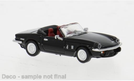 Diecast model cars Triumph Spitfire 1974 black 1/87 Brekina