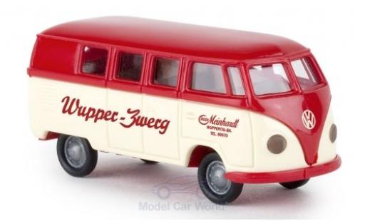 Diecast model cars Volkswagen T1 B a Estate Wupper Zwerg 1/87 Brekina