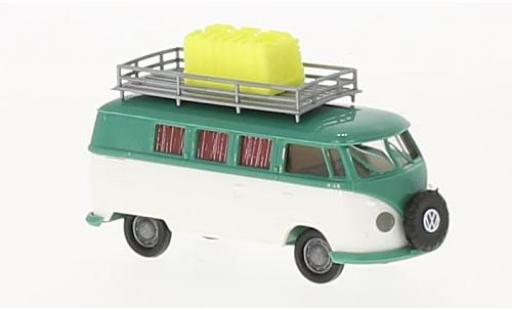 Diecast model cars Volkswagen T1 B Camper Weltenmbummler avec Benzinkanistern 1/87 Brekina