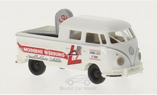 Diecast model cars Volkswagen T1 B DoKa Moderne Werbung with Ladegut 1/87 Brekina
