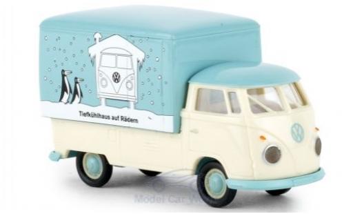 Diecast model cars Volkswagen T1 B Gro&Atilde;�raum-trunk K&Atilde;&frac14;hlhaus 1960 1/87 Brekina