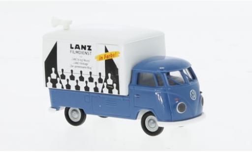 Diecast model cars Volkswagen T1 B Gro&Atilde;�raum-trunk Lanz Filmwagen 1960 1/87 Brekina