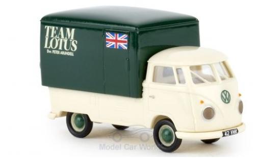 Diecast model cars Volkswagen T1 B Gro&Atilde;�raum-trunk Team Lotus 1960 1/87 Brekina