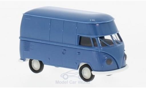 Diecast model cars Volkswagen T1 B Hochroof-van blue 1/87 Brekina