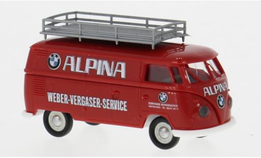 Diecast model cars Volkswagen T1 B van 1960 Alpina 1/87 Brekina