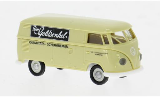 Diecast model cars Volkswagen T1 B van 1960 Goldsenkel 1/87 Brekina