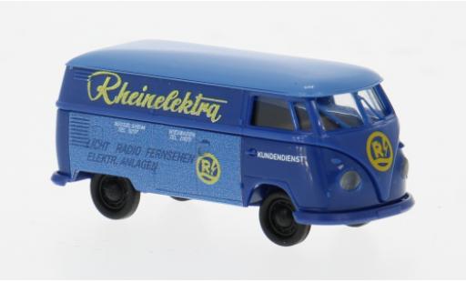 Diecast model cars Volkswagen T1 B van 1960 Rheinelektra 1/87 Brekina