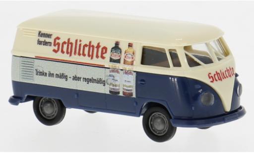 Diecast model cars Volkswagen T1 B van 1960 Schlichte 1/87 Brekina
