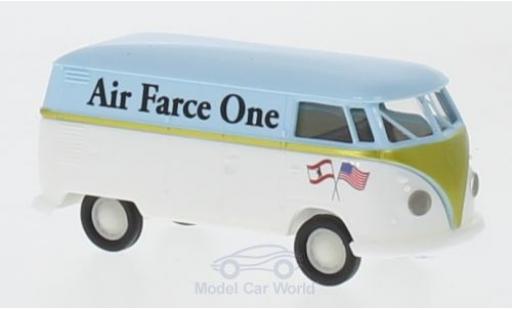 Diecast model cars Volkswagen T1 B van Air Farce One 1/87 Brekina