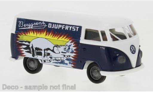 Diecast model cars Volkswagen T1 B van Berggrens Djupfryst 1960 1/87 Brekina