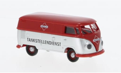 Diecast model cars Volkswagen T1 B van Gasolin Tankstellendienst 1960 1/87 Brekina