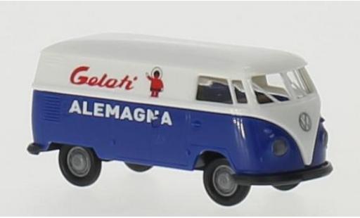 Diecast model cars Volkswagen T1 B van Gelati Alemagna 1/87 Brekina