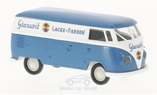 Diecast model cars Volkswagen T1 B van Glasurit 1/87 Brekina
