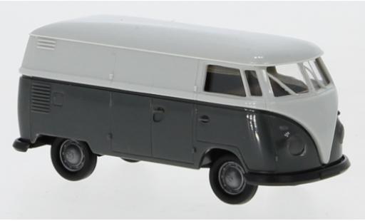 Diecast model cars Volkswagen T1 B van grey/grey 1960 Economy 1/87 Brekina