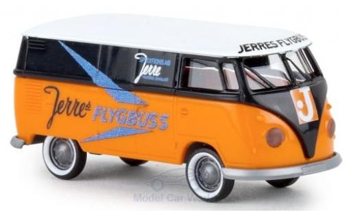 Diecast model cars Volkswagen T1 B van Jerres Flygbuss 1/87 Brekina