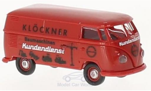 Diecast model cars Volkswagen T1 B van Kl&Atilde;&para;ckner Baumaschinen 1/87 Brekina