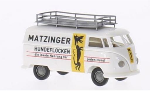 Diecast model cars Volkswagen T1 B van Matzinger Hundeflocken 1/87 Brekina