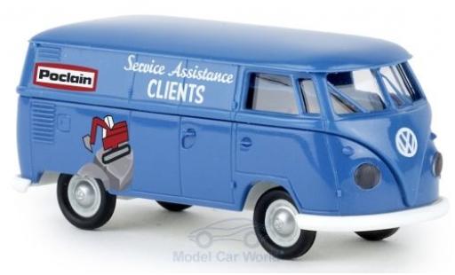 Diecast model cars Volkswagen T1 B van Poclain 1/87 Brekina