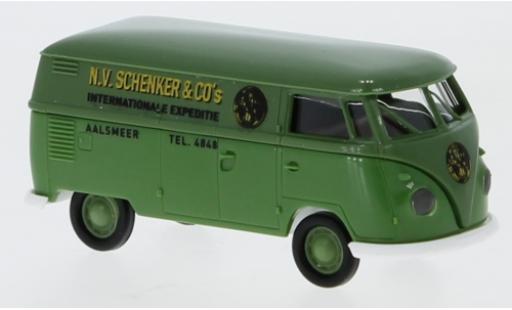 Diecast model cars Volkswagen T1 B van Schenker Aalsmeer 1960 1/87 Brekina