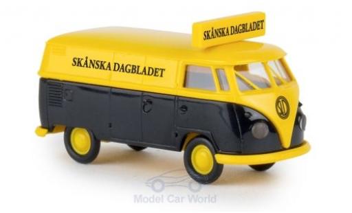 Diecast model cars Volkswagen T1 B van Skanska Dagbladet 1/87 Brekina
