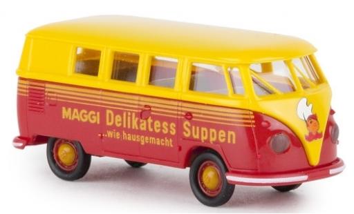 Diecast model cars Volkswagen T1 B Estate Maggi Suppen 1960 1/87 Brekina