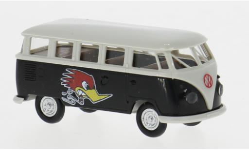 Diecast model cars Volkswagen T1 B Mindersamba 1960 Race Duck 1/87 Brekina