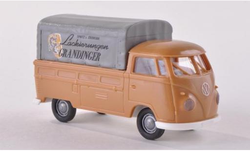 Diecast model cars Volkswagen T1 B flatbed Lackierungen Grandinger 1/87 Brekina