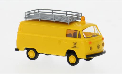 Diecast model cars Volkswagen T2 B van 1973 DBP Fernmeldedienst 1/87 Brekina