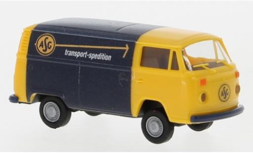 Diecast model cars Volkswagen T2 B van ASG 1972 2. Version 1/87 Brekina