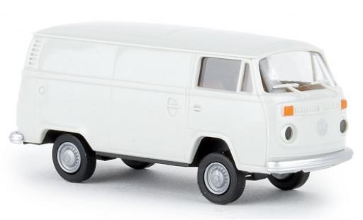 Diecast model cars Volkswagen T2 B van grey 1972 1/87 Brekina