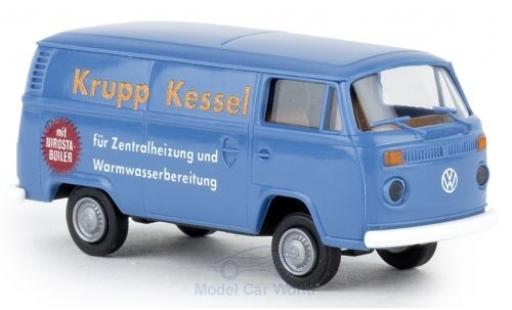 Diecast model cars Volkswagen T2 Base van Krupp Kessel 1/87 Brekina