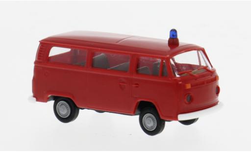 Diecast model cars Volkswagen T2 B Estate 1973 Fire brigade 1/87 Brekina