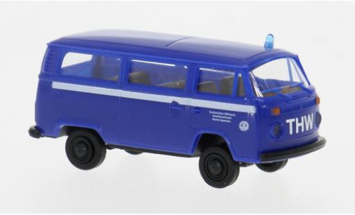Diecast model cars Volkswagen T2 B Estate 1973 THW Berlin Spandau 1/87 Brekina