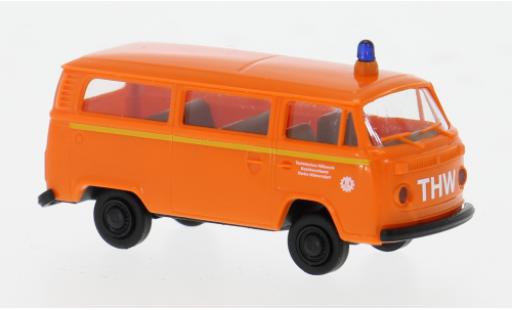 Diecast model cars Volkswagen T2 B Estate 1973 THW Berlin Wilmersdorf 1/87 Brekina