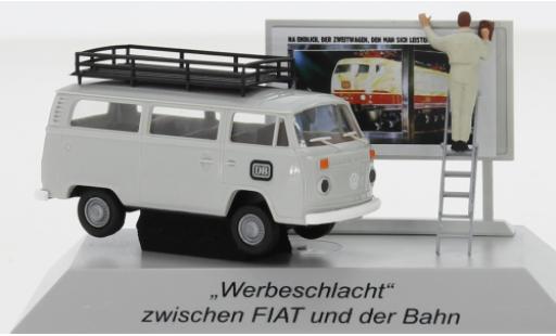 Diecast model cars Volkswagen T2 B Estate DB 1973 avec Plakatwand 1/87 Brekina