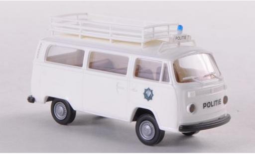 Diecast model cars Volkswagen T2 Base Estate Politie (NL) 1/87 Brekina