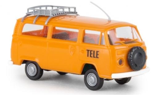 Diecast model cars Volkswagen T2 Base Estate Tele 1/87 Brekina