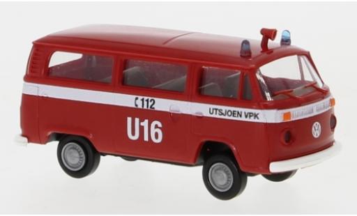 Diecast model cars Volkswagen T2 B Estate Utsjoen VPK 1972 1/87 Brekina