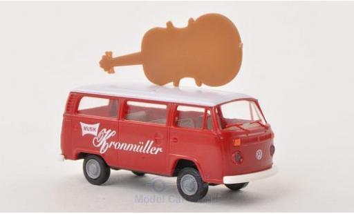 Diecast model cars Volkswagen T2 Base Musik Kronm&Atilde;&frac14;ller Estate 1/87 Brekina