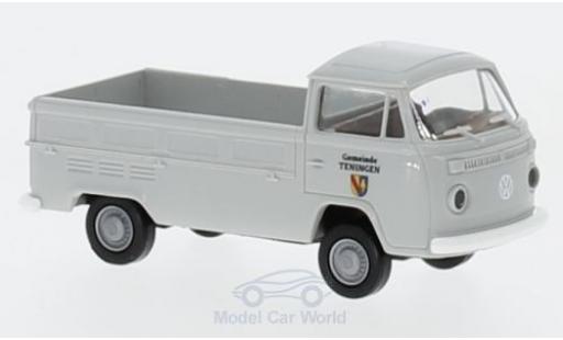 Diecast model cars Volkswagen T2 Base flatbed Gemeinde Teningen 1/87 Brekina