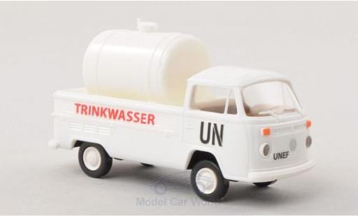 Diecast model cars Volkswagen T2 Base UN - Trinkwasser with Ladegut 1/87 Brekina
