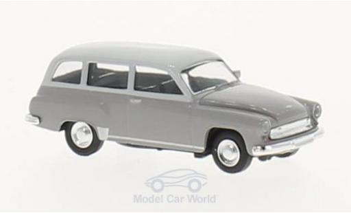 Diecast model cars Wartburg 311 Kombi Estate grey/grey 1/87 Brekina