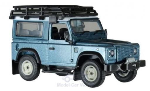 Diecast model cars Land Rover Defender Base metallic blue 1/32 Britains