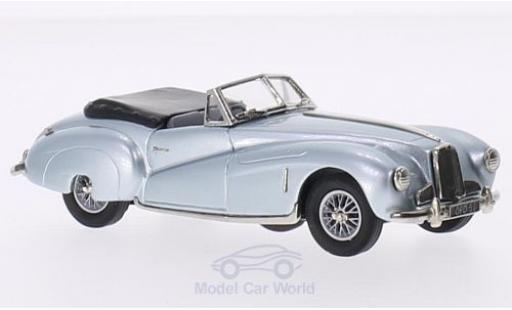 Diecast model cars Aston Martin DB1 roadster metallic blue RHD 1948 1/43 Brooklin