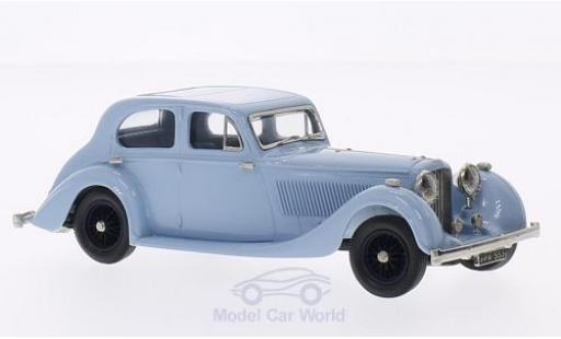 Diecast model cars Bentley 4.5 berline 4 1/4 Litre 4-door Barker blue 1936 1/43 Brooklin