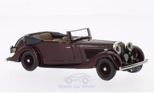 Diecast model cars Bentley 4.5 cabriolet 4 1/4 Litre DHC Park Ward red 1936 1/43 Brooklin