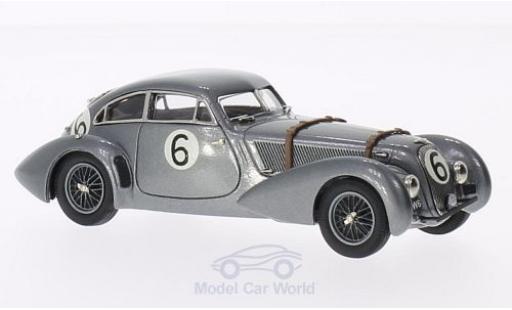 Diecast model cars Bentley Embiricos course metallic grey No.6 24h Le Mans 1949 1/43 Brooklin